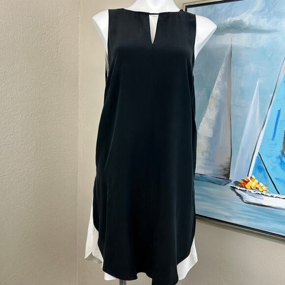 Eileen Fisher Dress Sleeveless double-layer silk cocktail dress Size PM - Picture 2 of 6